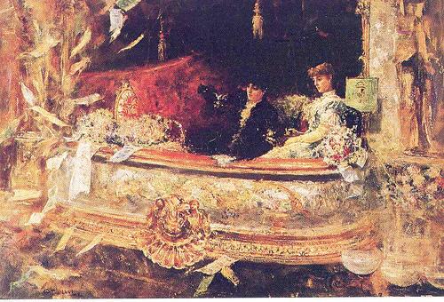 Juan Luna En el Balcon France oil painting art